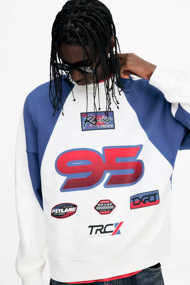 Oversized Fit Printed sweatshirt