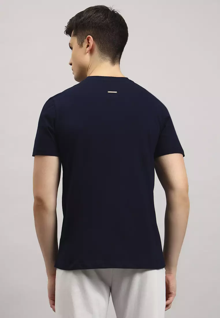 PowerShift Elite 男士运动工作性能海军蓝T恤