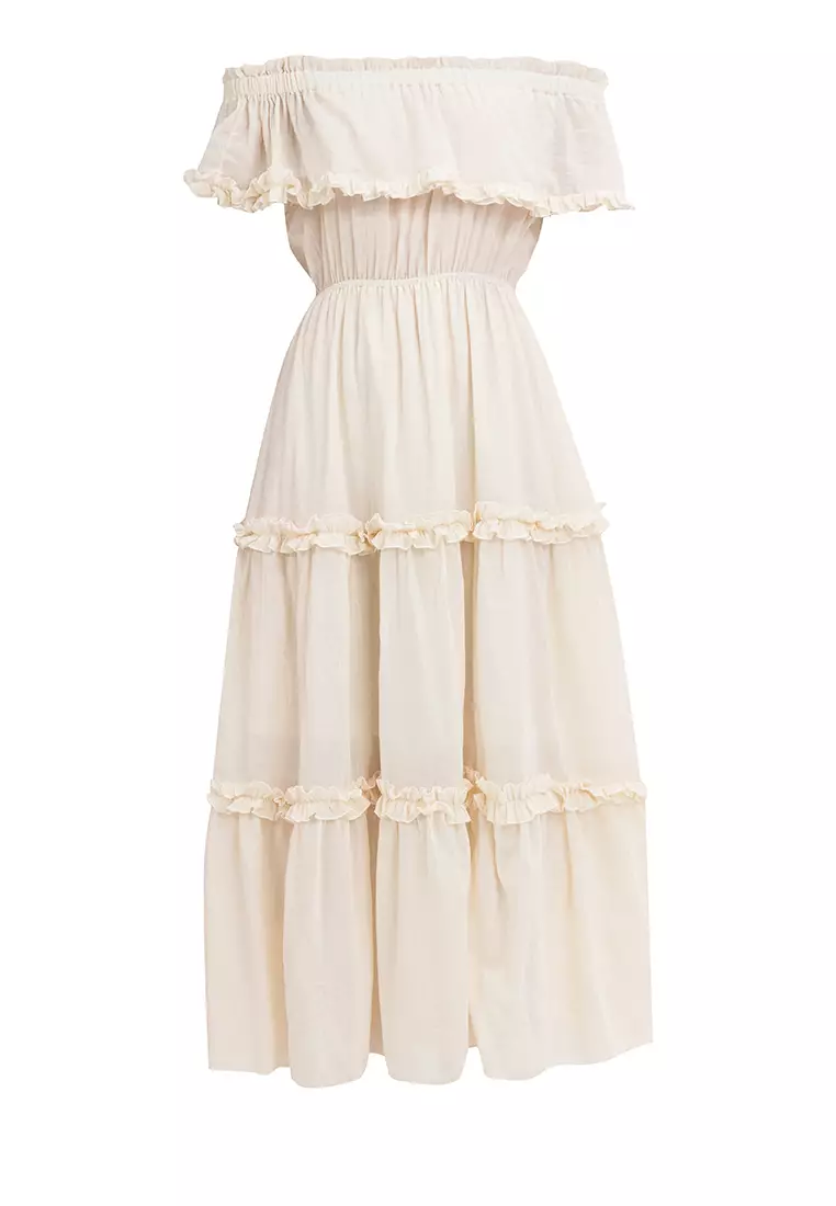 Alessandra Off Shouder Dress