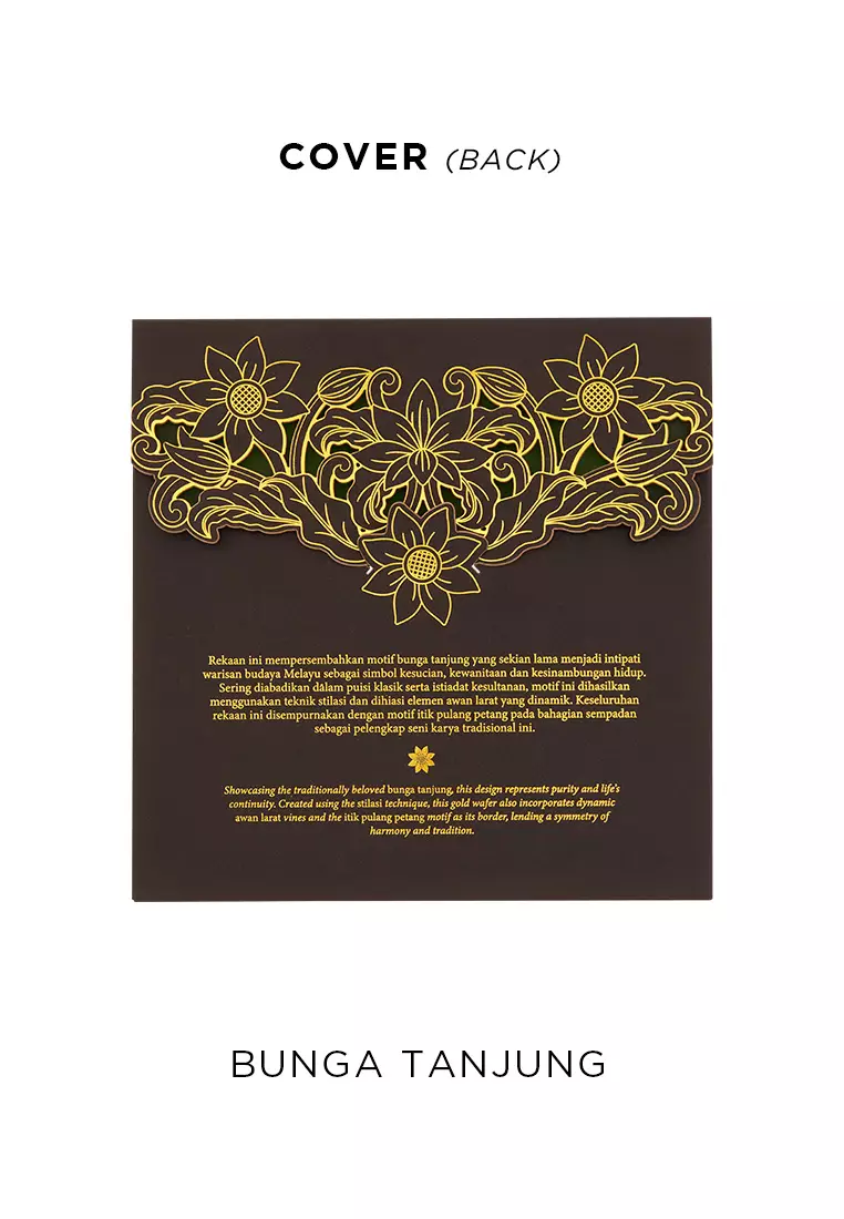 HABIB Ukiran Collection (Bunga Tanjung) | 999.9 Gold Wafer (0.20g)