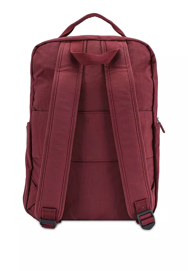 Crinkled Nylon Backpack
