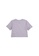 Levi's purple Levi's Cropped Rolled Sleeve Tee (Little Kids) F50D7KAB7A3618GS_2