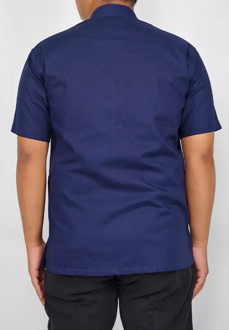 Crocodile KOKO Katun | Lengan Pendek Corak Tradisional Kemeja | Relax Fit 1141