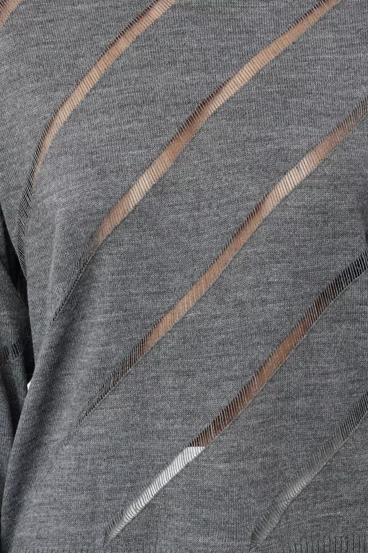 Openwork/Perforated Knitwear Sweater