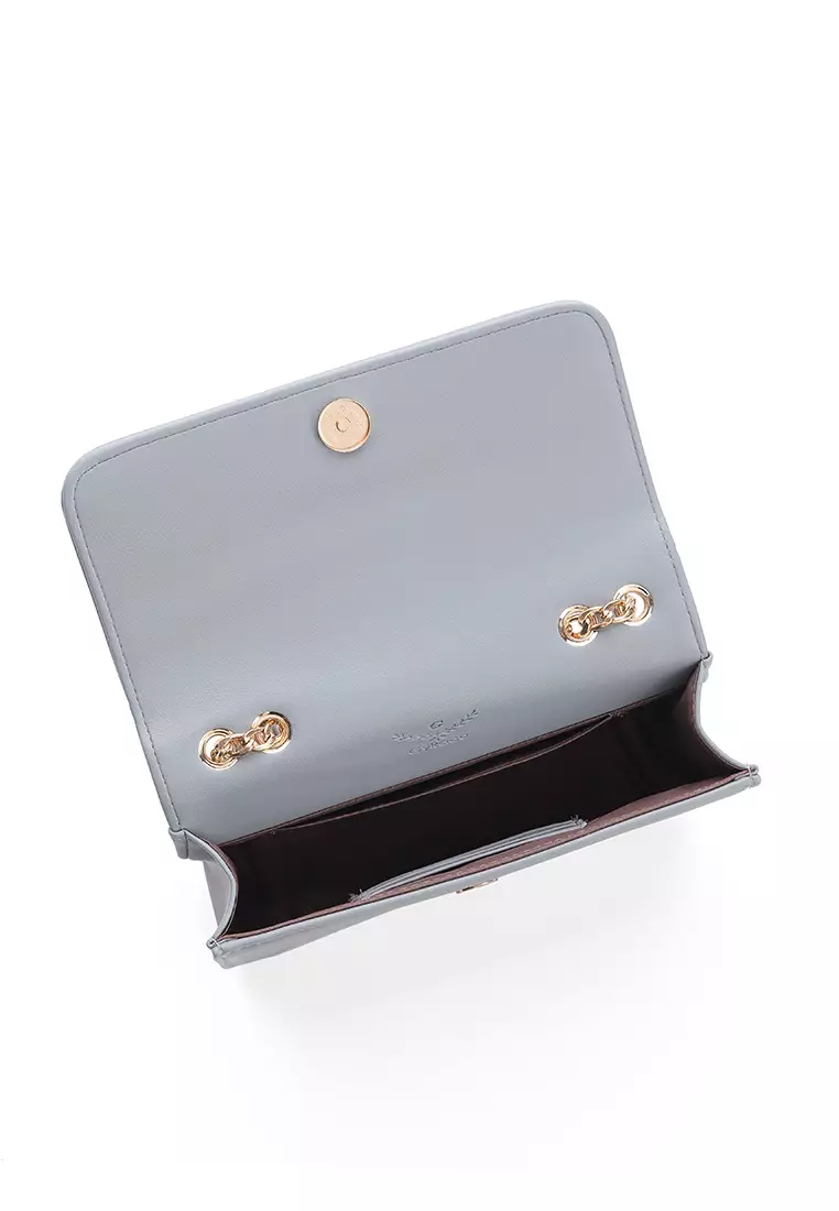 GYKACO YUI Blue- Tas Wanita Sling Bag - Fashion Top Handle Bag (Import)