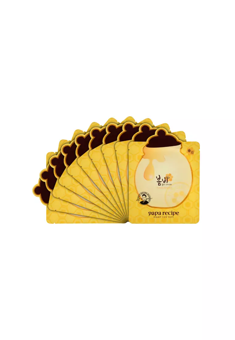 Papa Recipe Bombee Honey Mask Pack (10pcs)