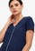 ZALORA WORK navy Contrast Piping Bar Detail Top 3F8B4AAA21FC86GS_3