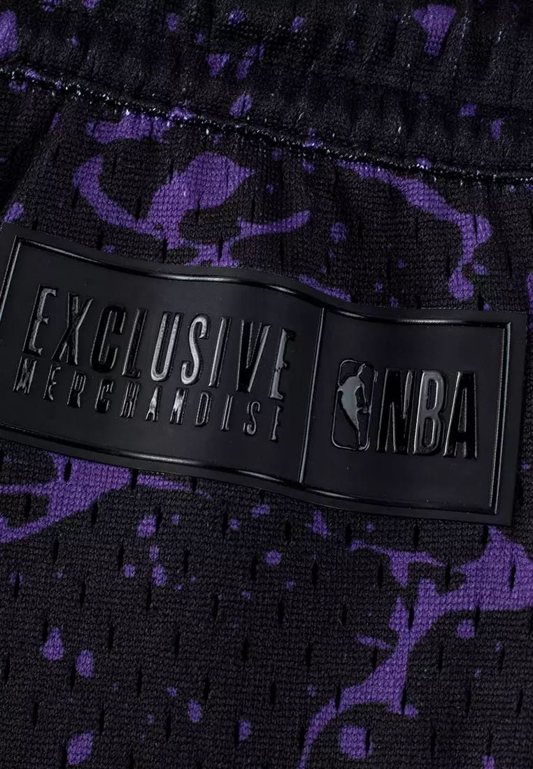 Drops All Over Print Los Angeles Lakers Regular Fit Mens Basketball Shorts