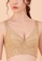 ZITIQUE gold Women's Floral Lace Pattern Collect Accessory Breast Push Up Bra - Gold 81F81USFD9C646GS_2