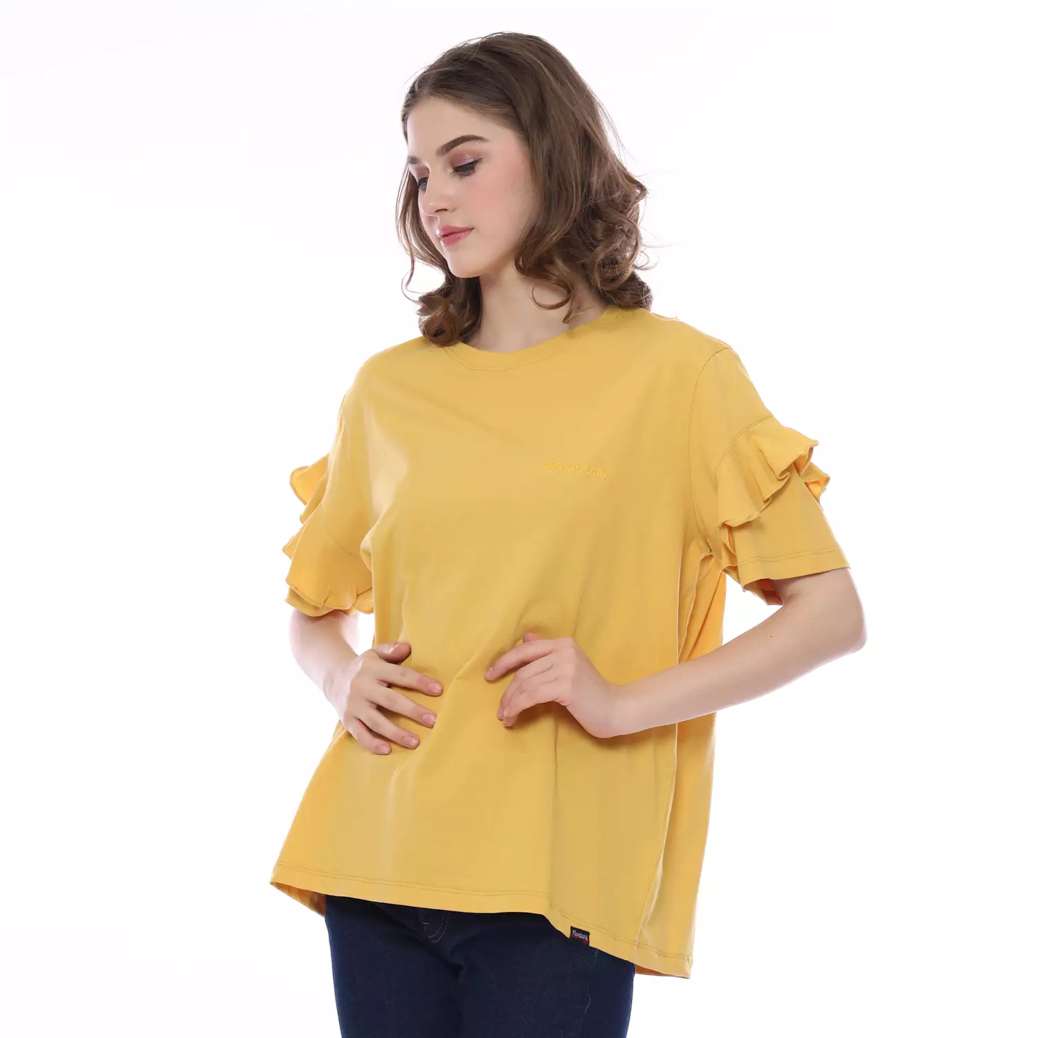 Planet Surf Clothing Kaos Lengan Pendek Wanita Audy Short Tee 231A Planet Surf