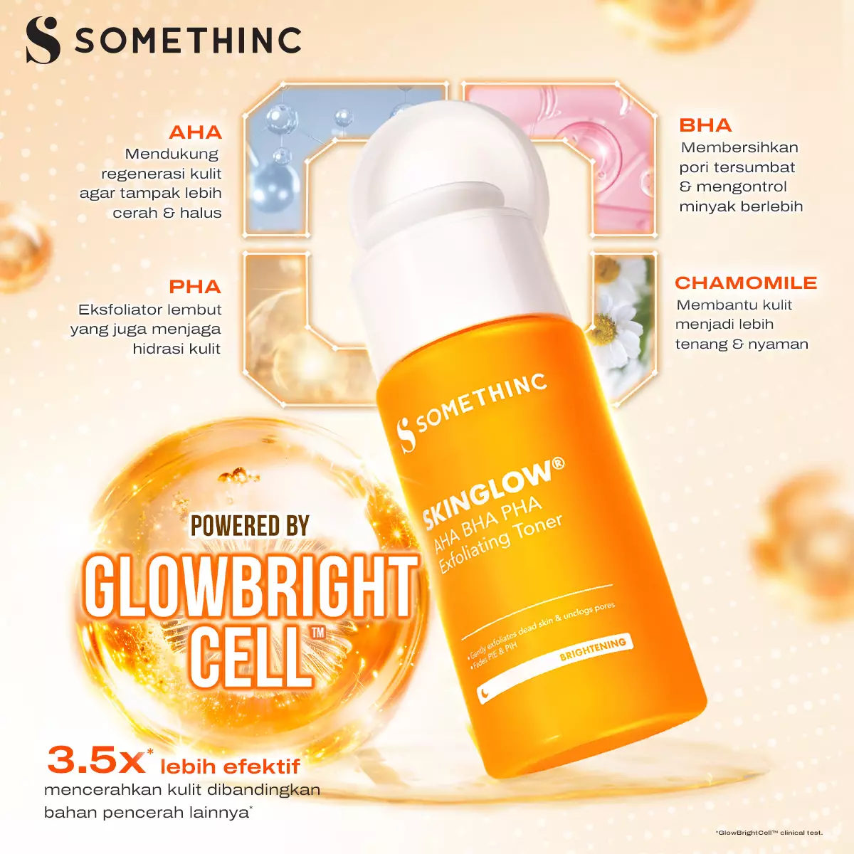 SOMETHINC SKINGLOW® AHA BHA PHA Exfoliating Toner