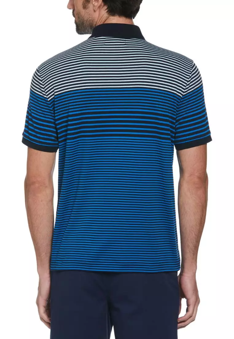 Interlock Polo Engineered Stripe