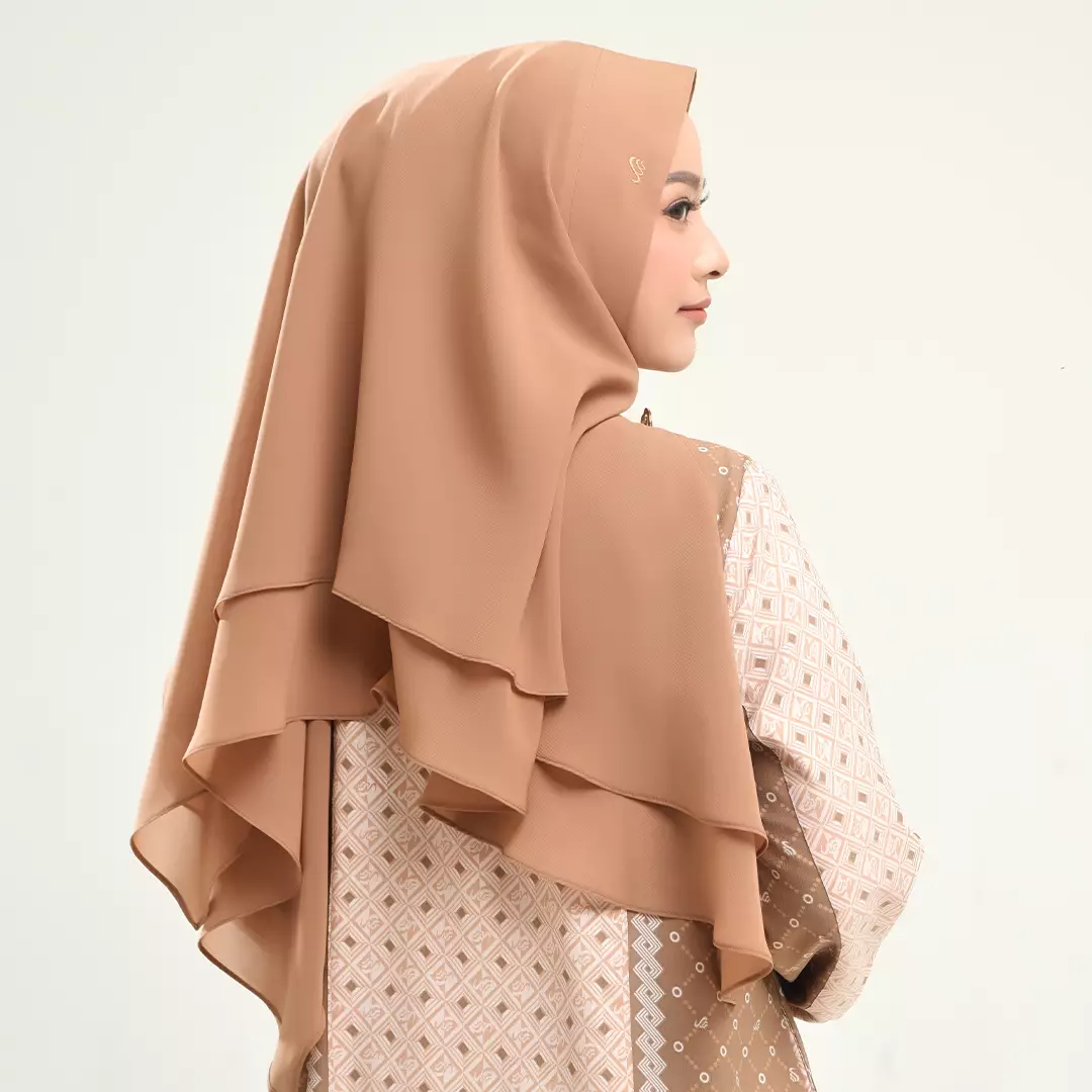 Rabbani - Kerudung Instan Muslim Wanita Dewasa Zetta L - Sugar Almond