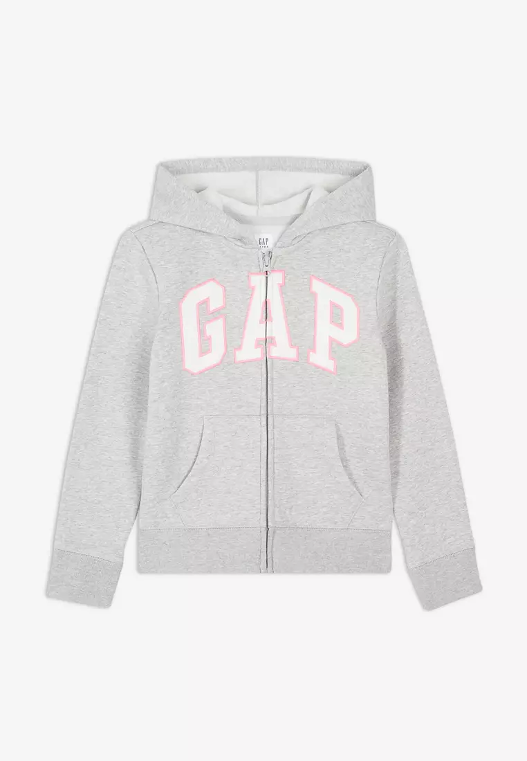 Buy GAP Kids Logo Zip Hoodie In Fleece 2025 Online ZALORA
