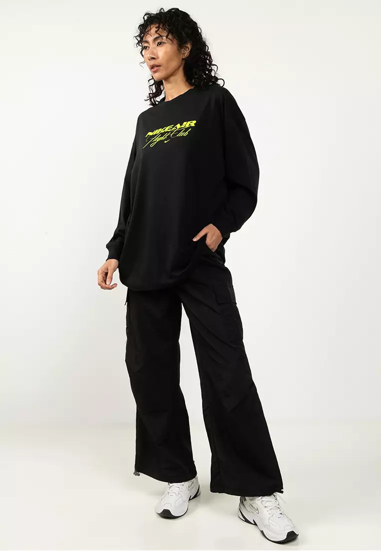 Sportswear Oversized Long-Sleeve T-Shirt