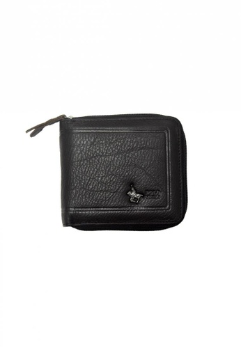 Buy Polovenzi Polovenzi Mix Leather Men Zip Wallet Online Zalora Malaysia