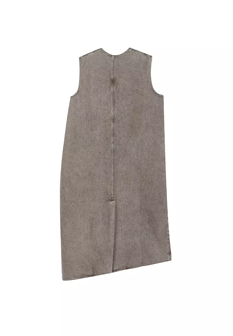 Colored Cow A-line Sleeveless Dress