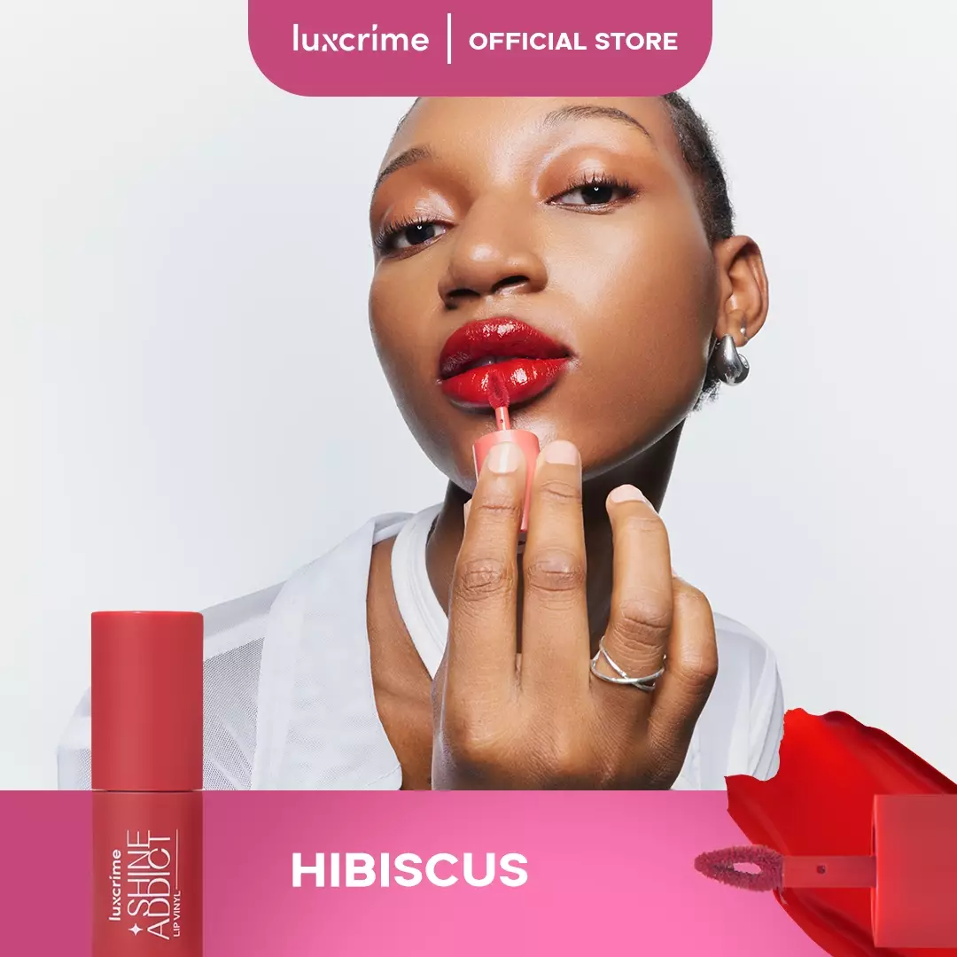 Luxcrime Shine Addict Lip Vinyl- Hibiscus
