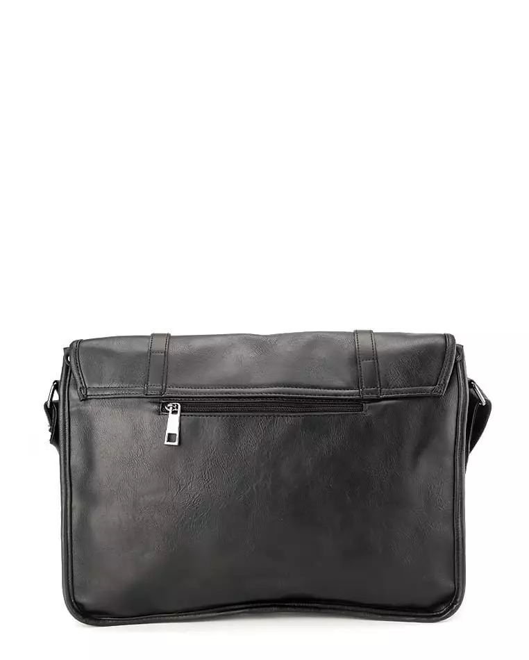 Distressed Leather Nomad Messenger Bag