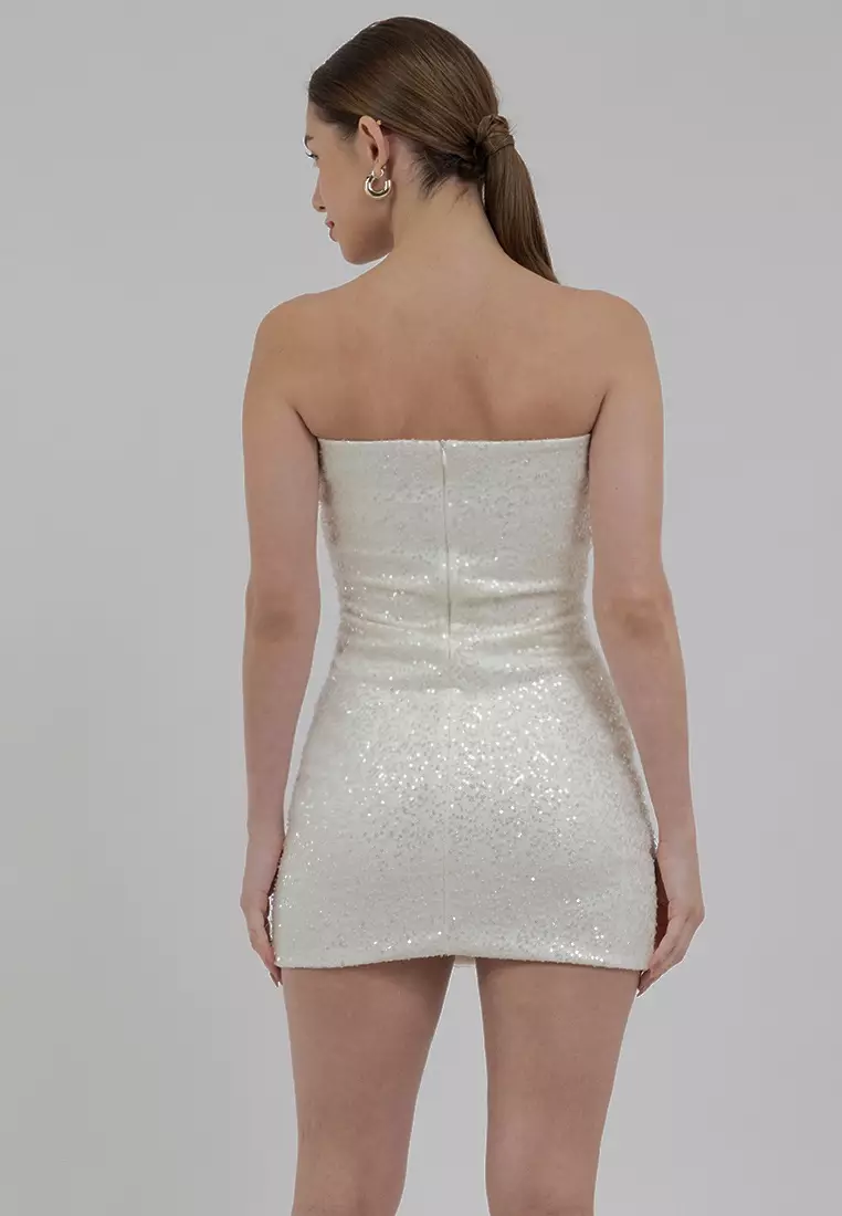 Valeria Beaded Mini Dress