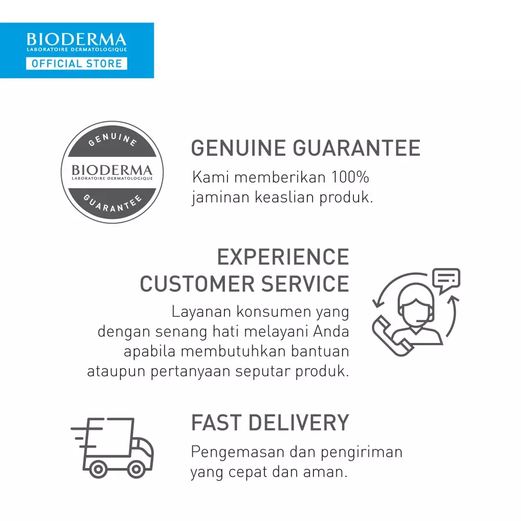 Bioderma Hydrabio H2O 250 ml - Micellar Water untuk Kulit Dehidrasi / Kering Dan Sensitif