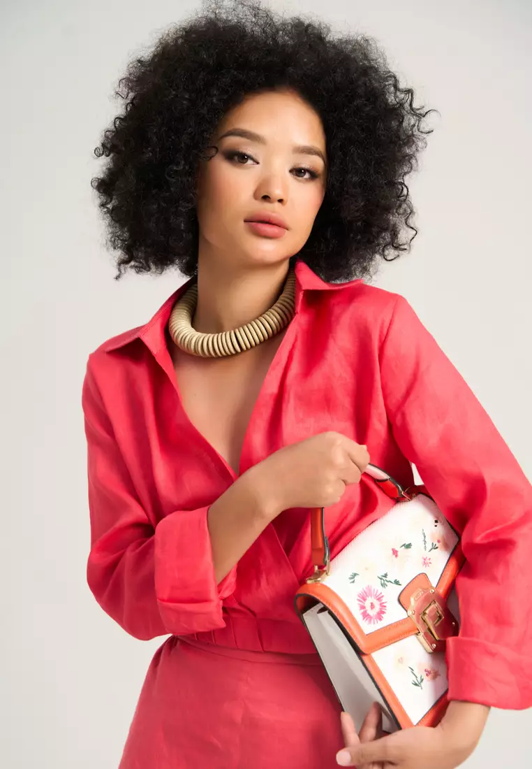 Fluorescent Pink Croptop