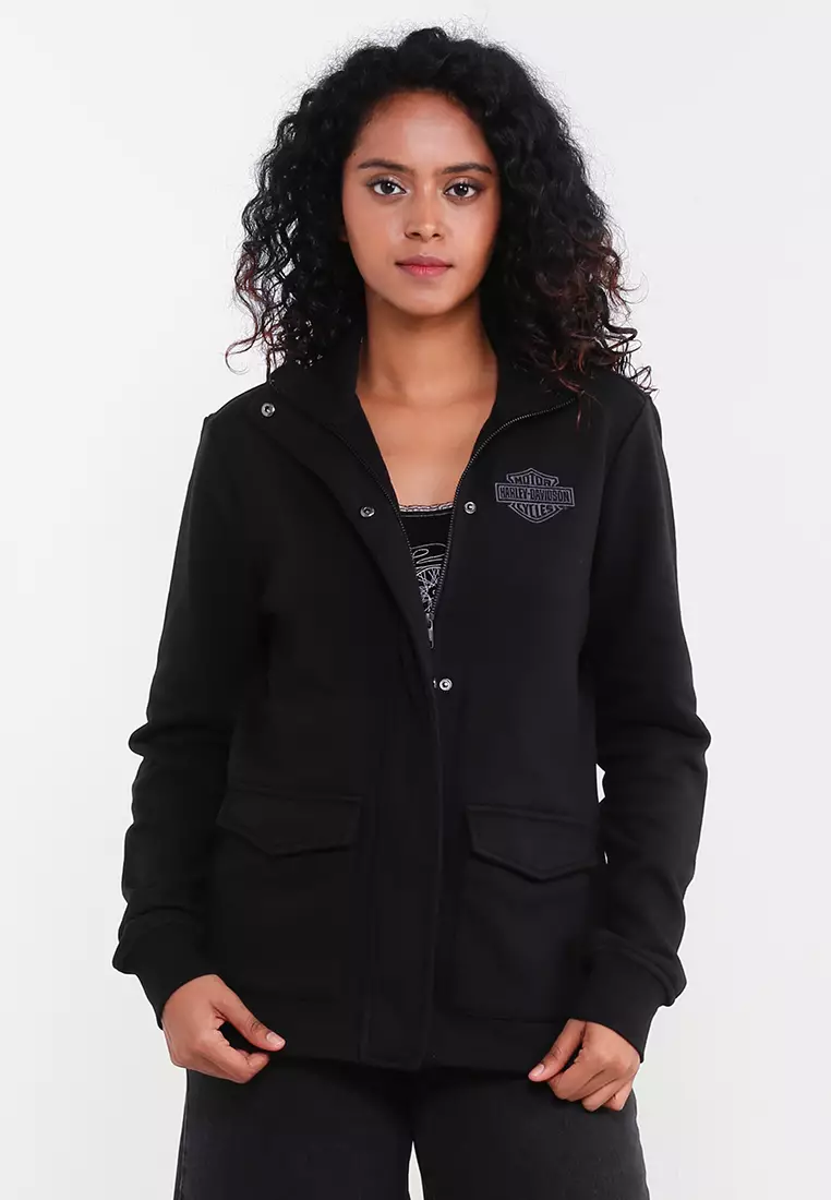Womens harley davidson fleece sale jacket
