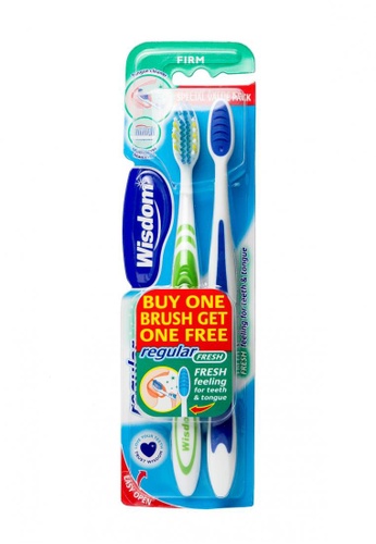 Wisdom Wisdom Regular Fresh Firm Toothbrush Twin Pack 44ECCES572A8E6GS_1