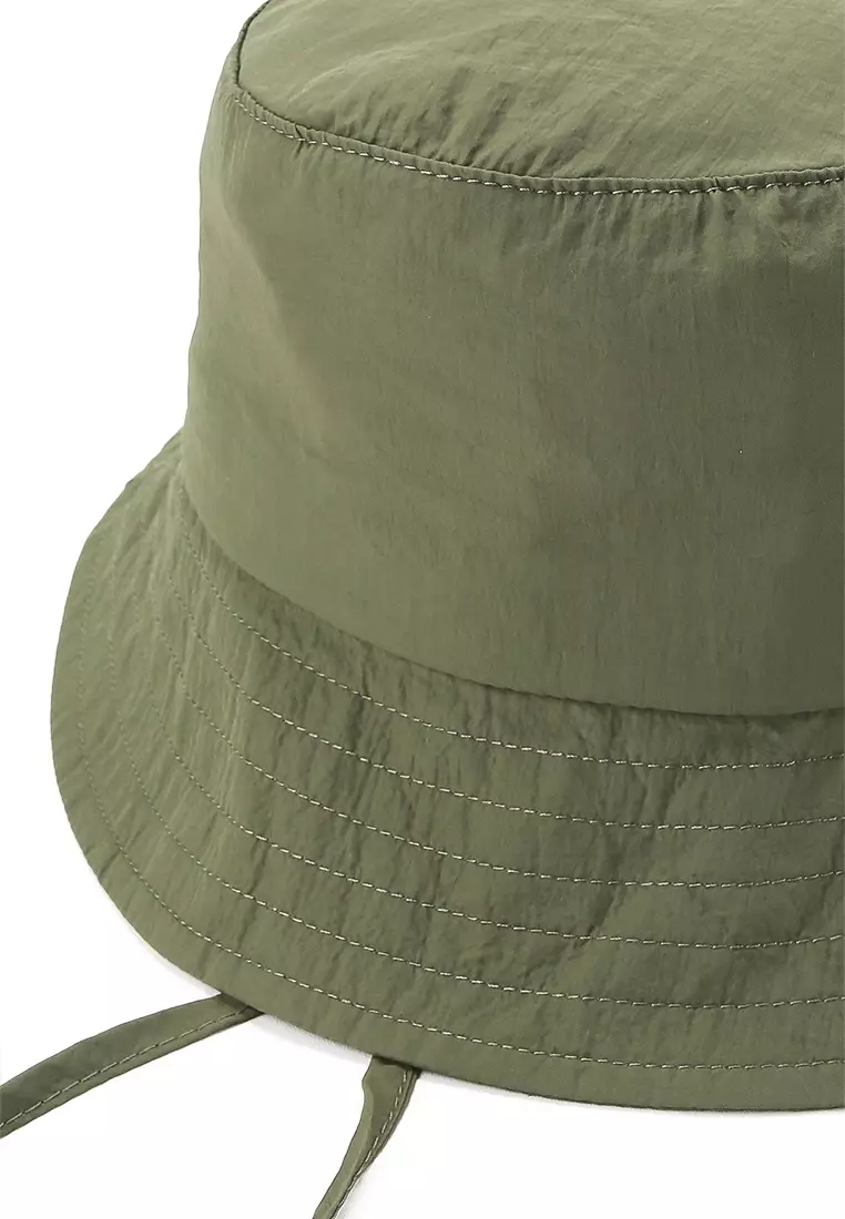Poly Bucket Hat with String