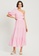 Calli pink Casi Midi Dress D668FAA789E0FBGS_5