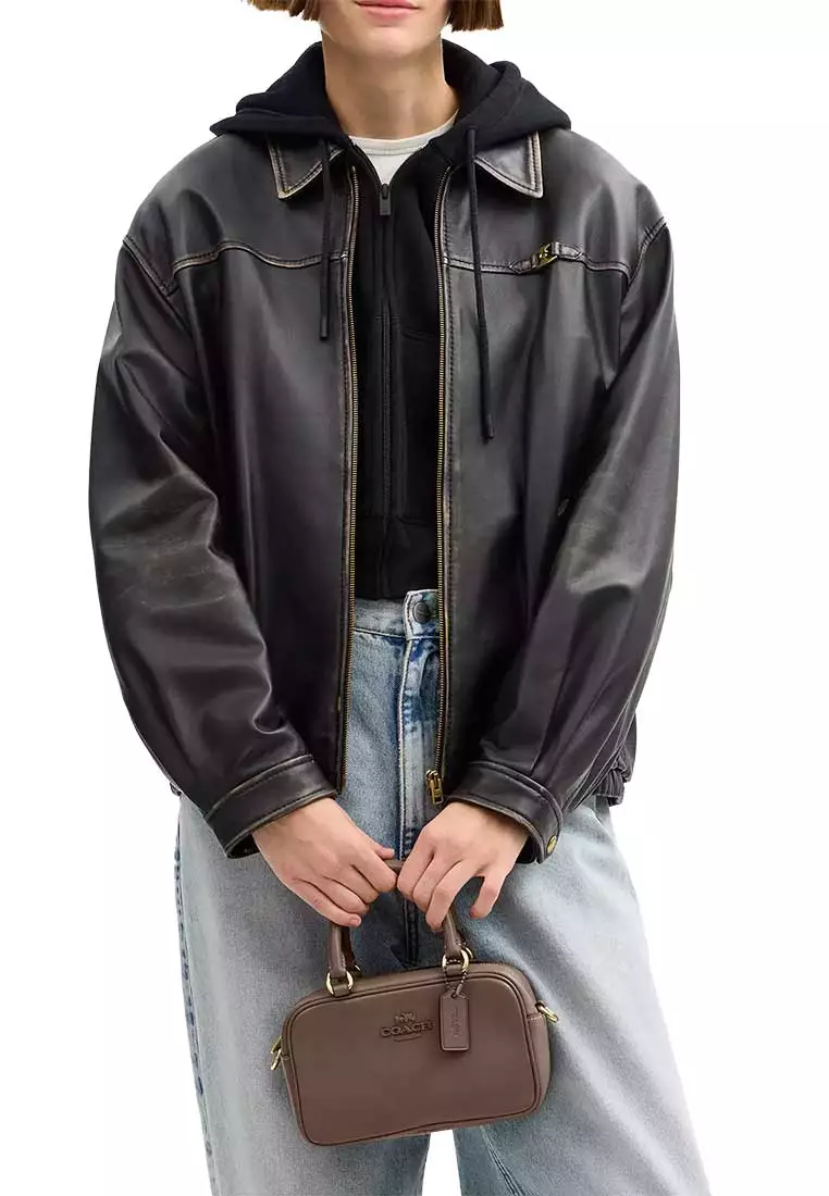 Satchel Crossbody Bag Dark Stone CT776