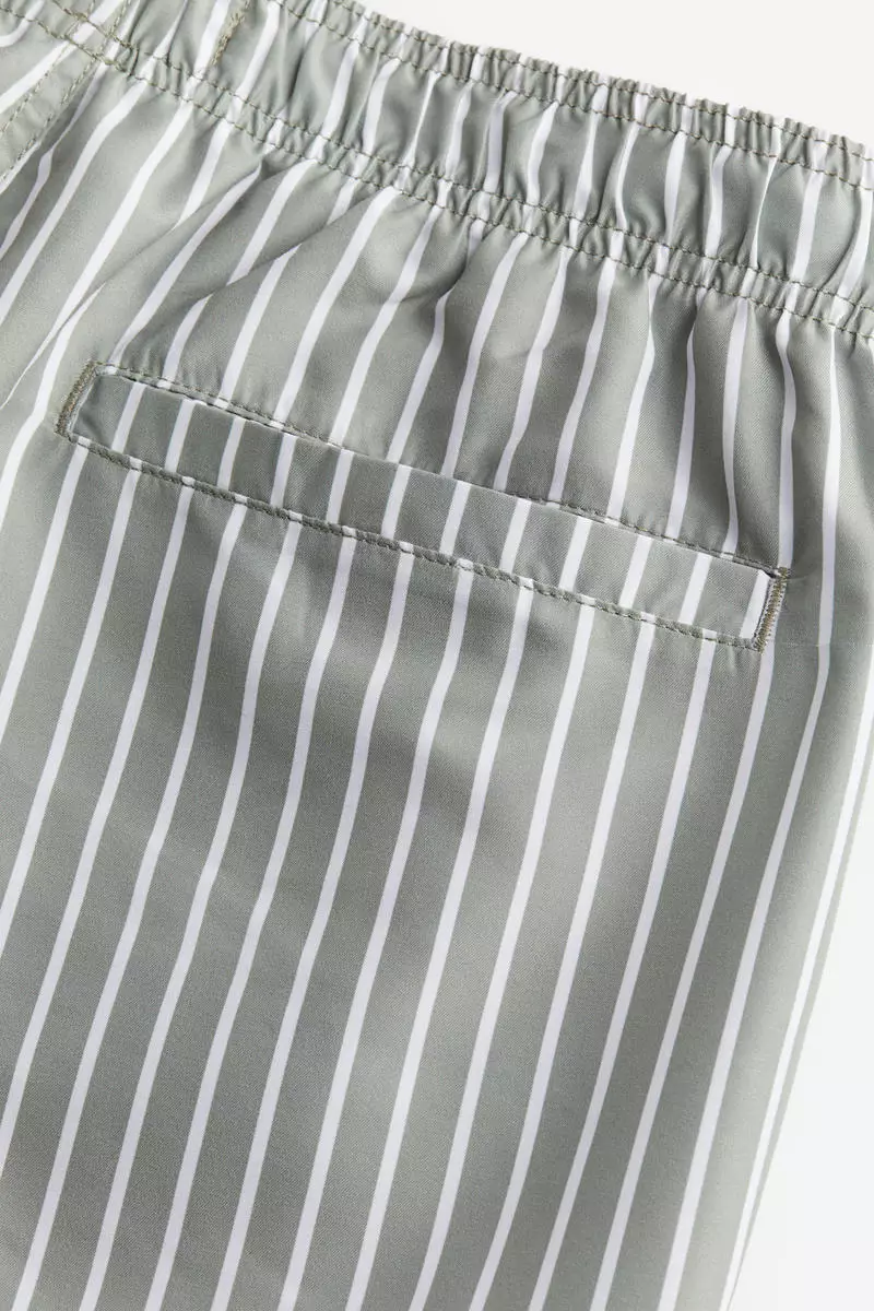 Patterned swim shorts