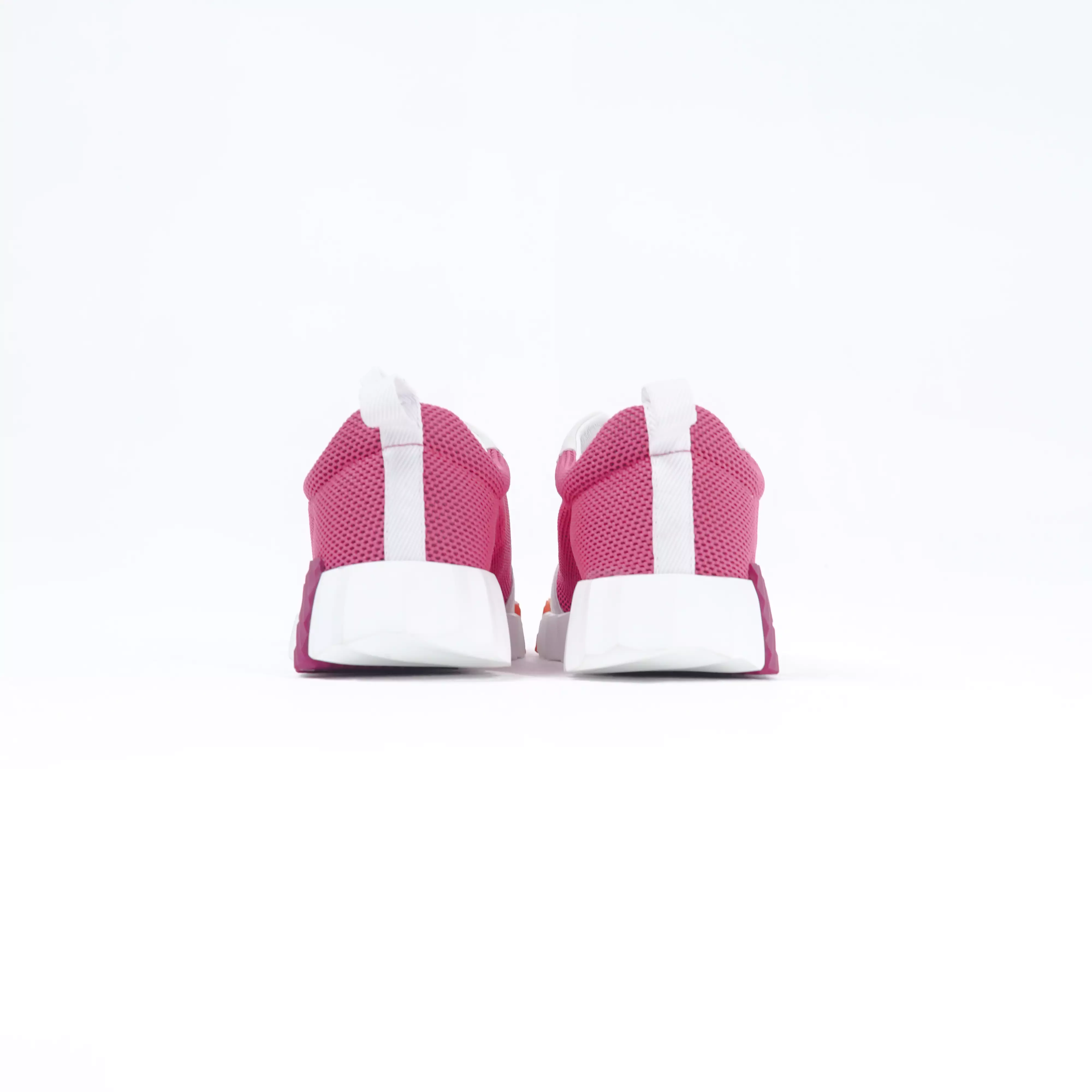 Sepatu HERMES BOUNCING PINK WHITE SNEAKER 100% ORIGINAL