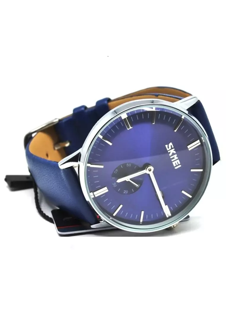Jam Tangan Casual Analog Pria Waterproof Strap Tali Material Sport Watch Modern DT22 ORIGINAL