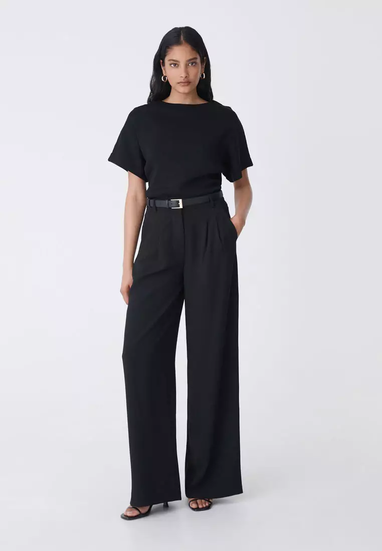 Rumy Wide Leg Tailored Pants