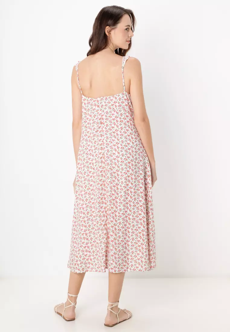 Layla Frill Midi Dress