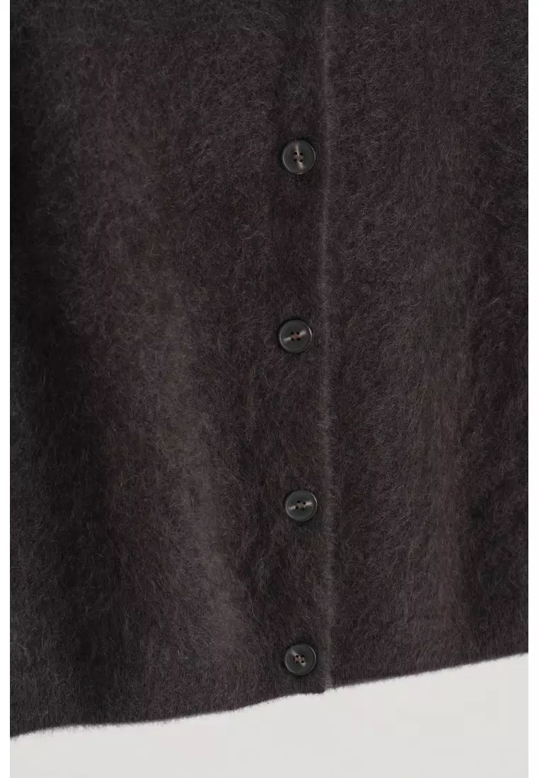 BRUSHED-CASHMERE WAISTCOAT