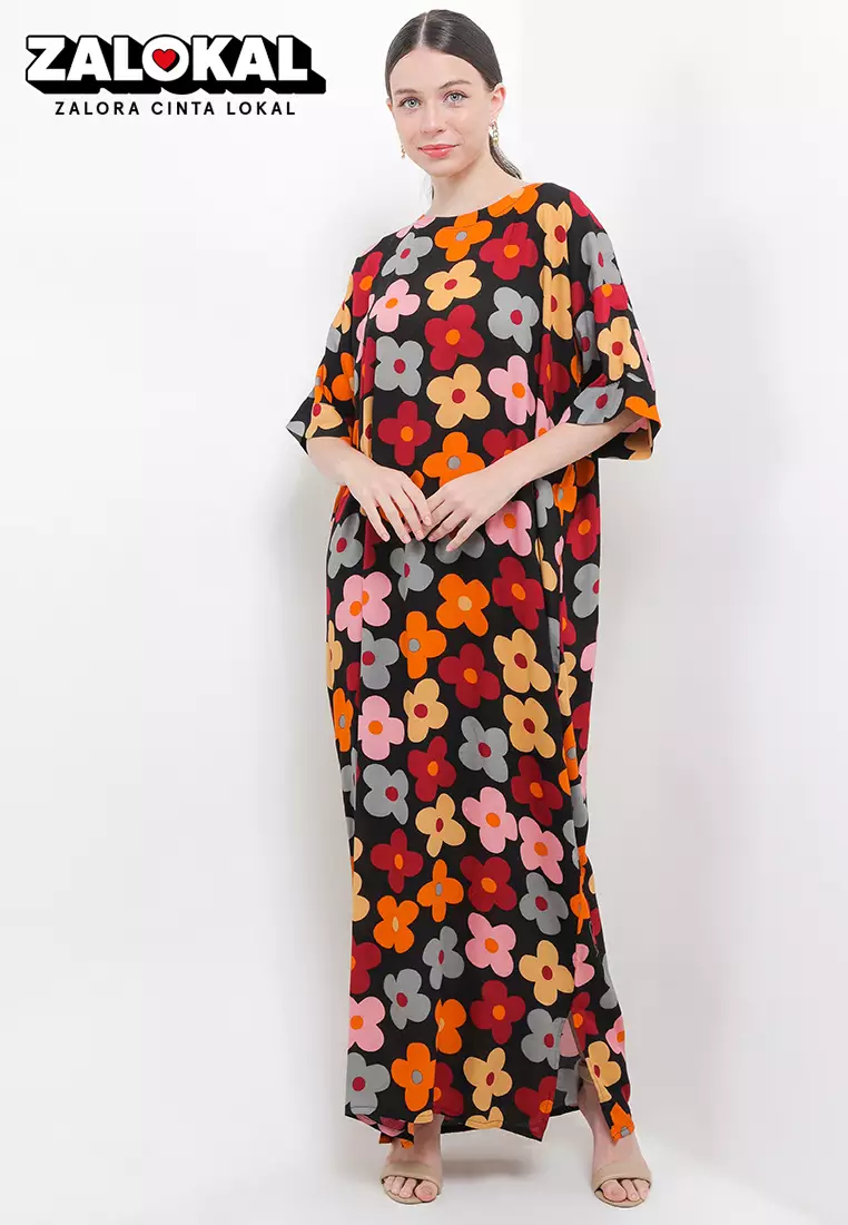 Longdress Thailand Style Motif Bunga