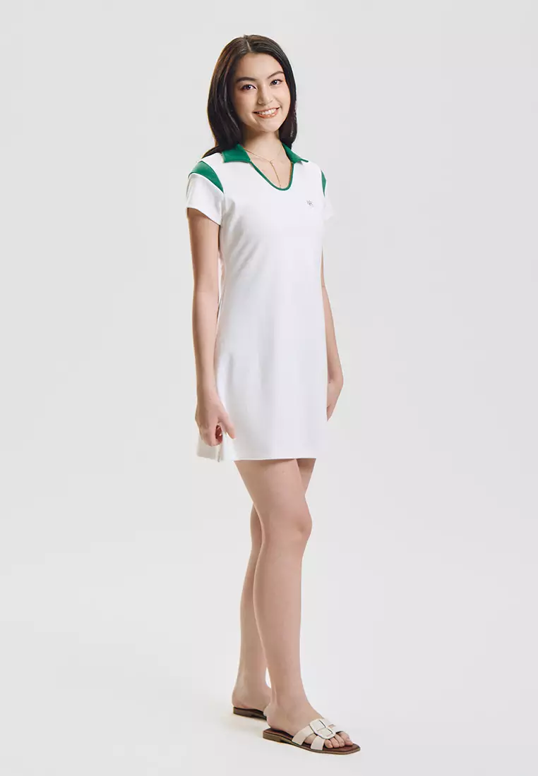 Short Sleeve Slim Polo Dress
