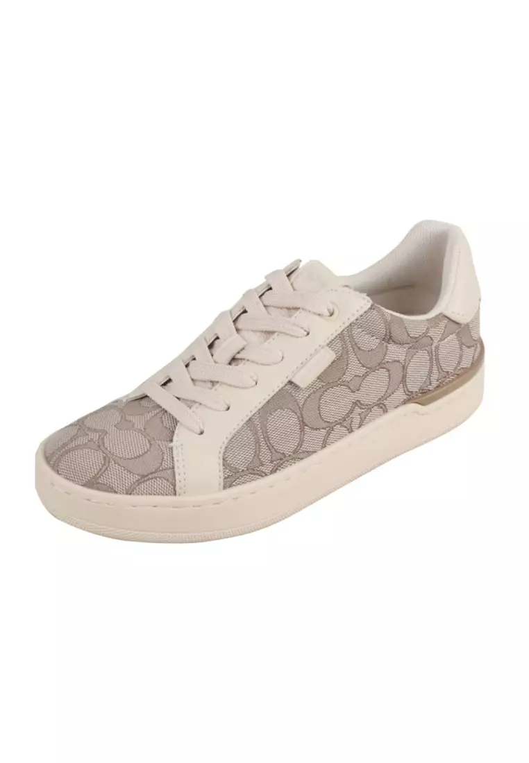 Buy Coach Lowline Low Top Sneaker In Stone Grey With White G5037