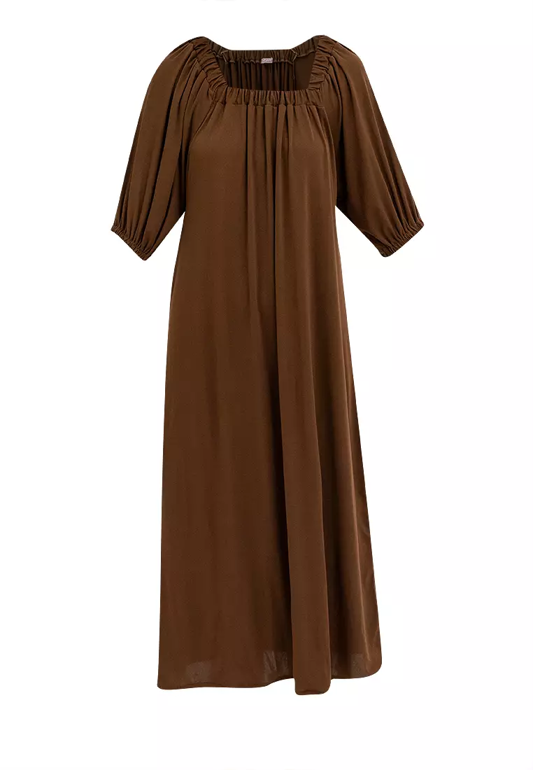 Martha Square Neck Dress