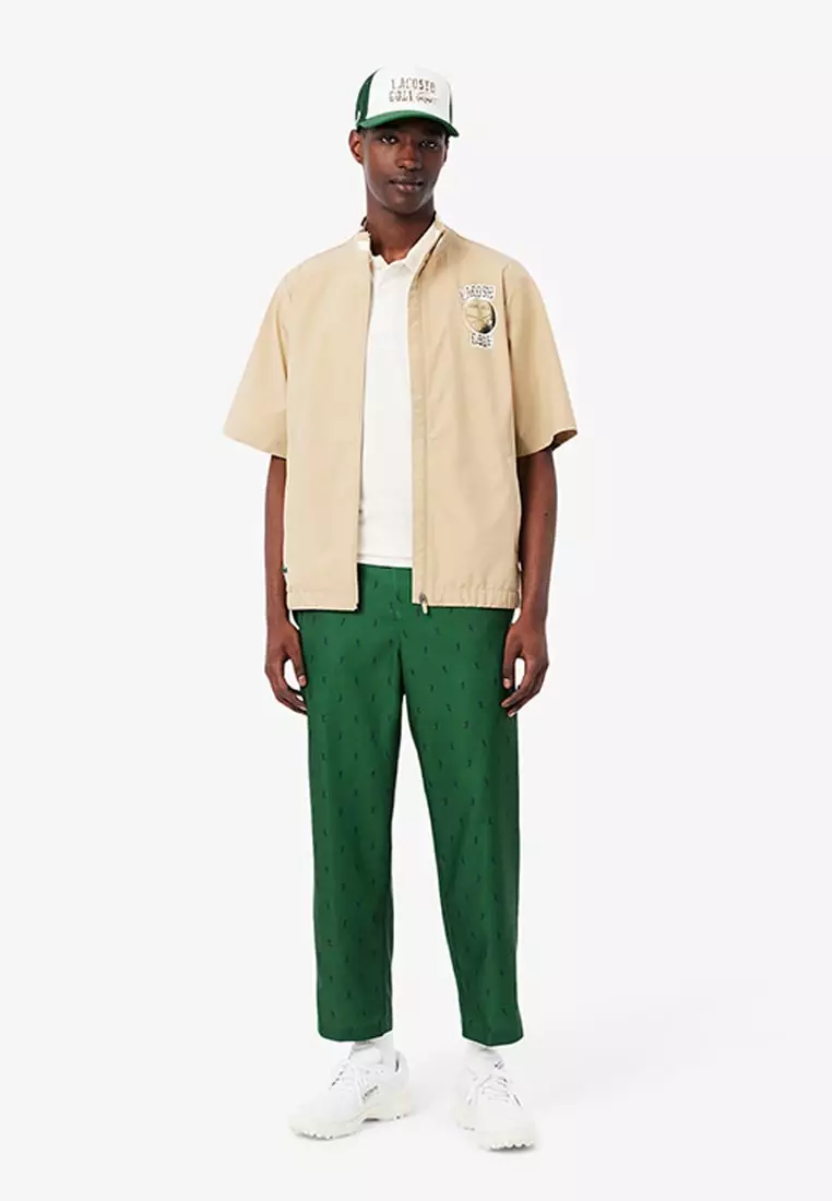 Relaxed Fit Mini-Piqué Golf Polo Shirt