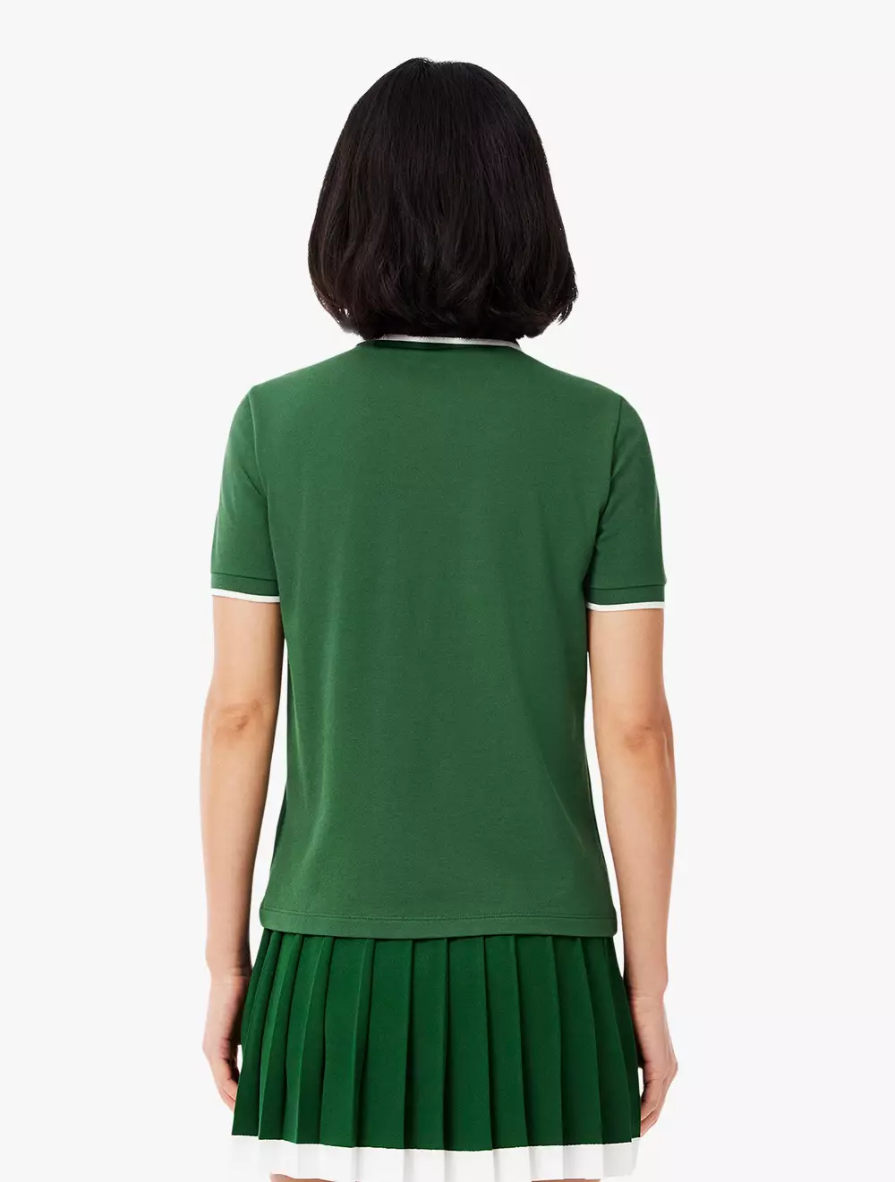 Regular Fit Tennis Heat Regulating Polo Shirt - Green