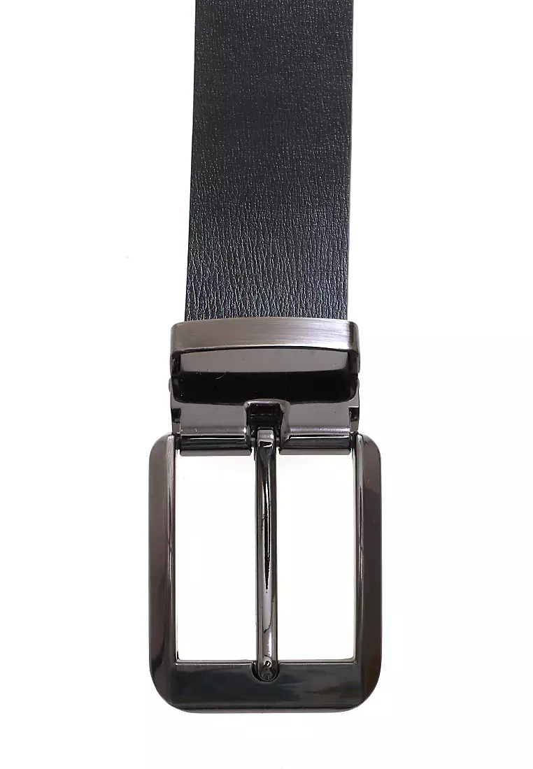 Hazel Gesper Tali Ikat Pinggang Pria Buckle Material Leather Kulit ORIGINAL