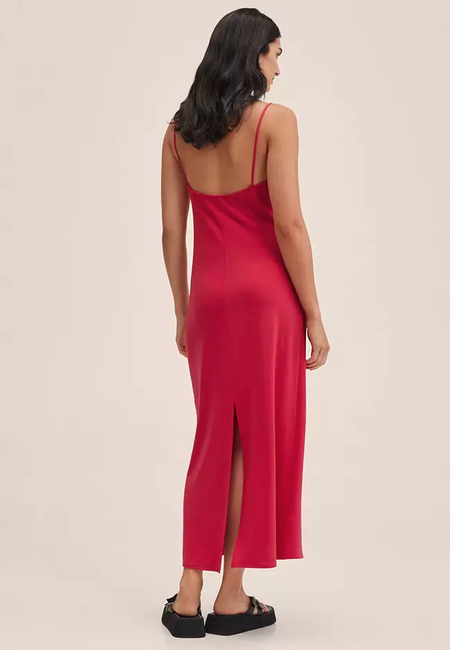 Gathered Neckline Dress