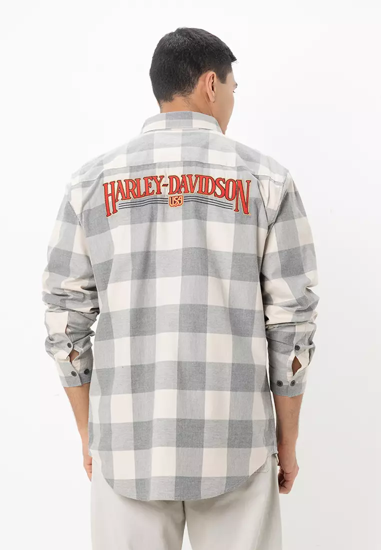 Buy Harley-Davidson Harley-Davidson® Heritage Plaid Long Sleeve Shirt ...