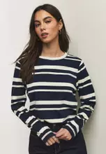 Navy/White Striped