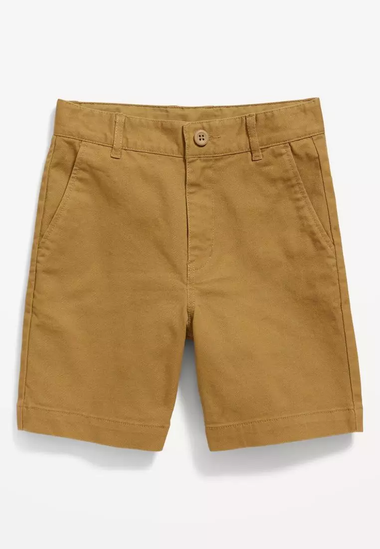 Built-In Flex Straight Twill Shorts for Boys