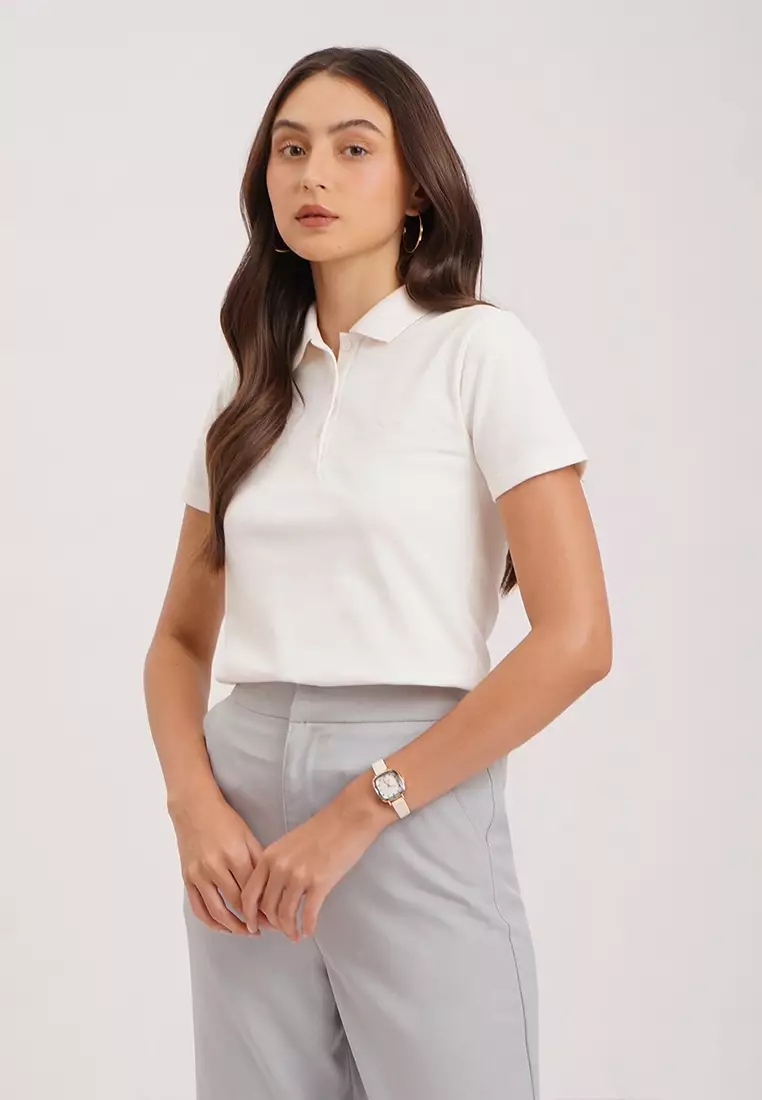 White polo penshoppe clearance