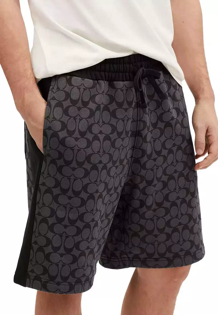 Buy Coach Signature Shorts Charcoal Signature CQ237 2026 Online